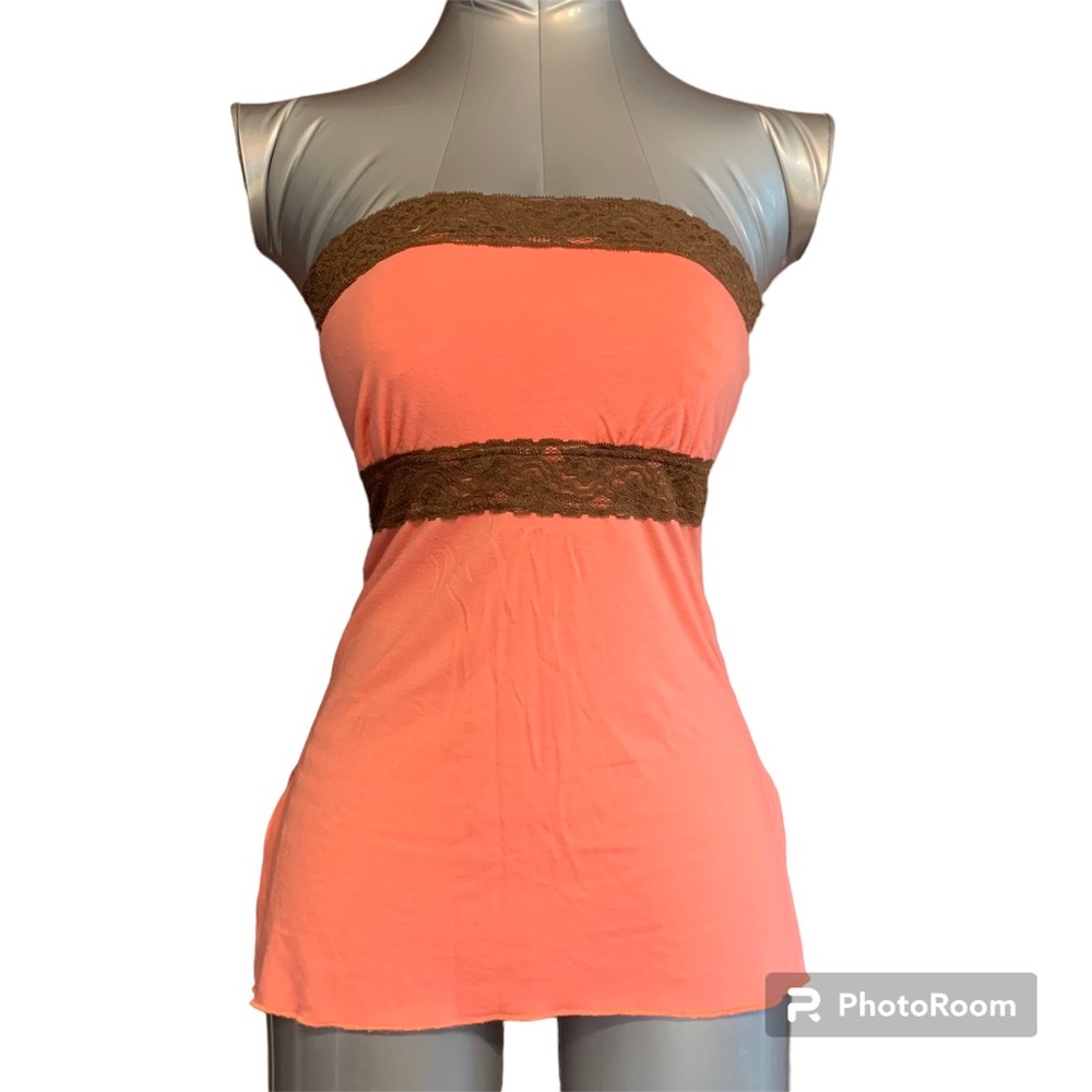 SALE!! Vintage Coral halter with side slit